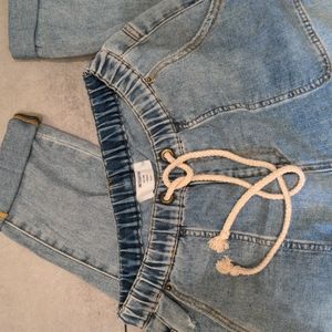 Shabbies Drawstring Boyfriend Jean in Montana